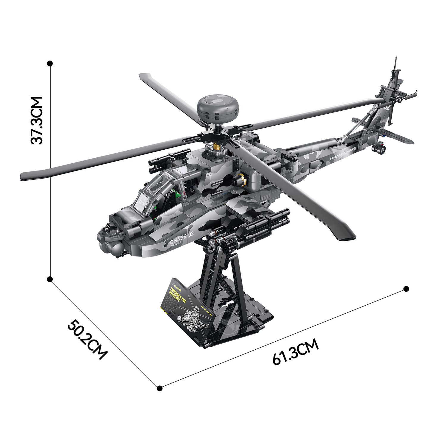 Attack Helicopter Building Kit