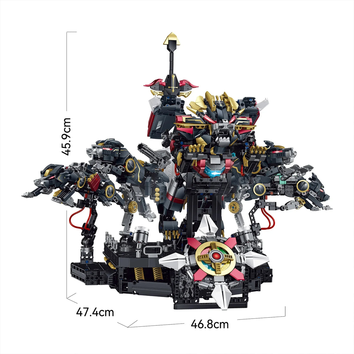 Beast-Combine Lion Mecha Building Set