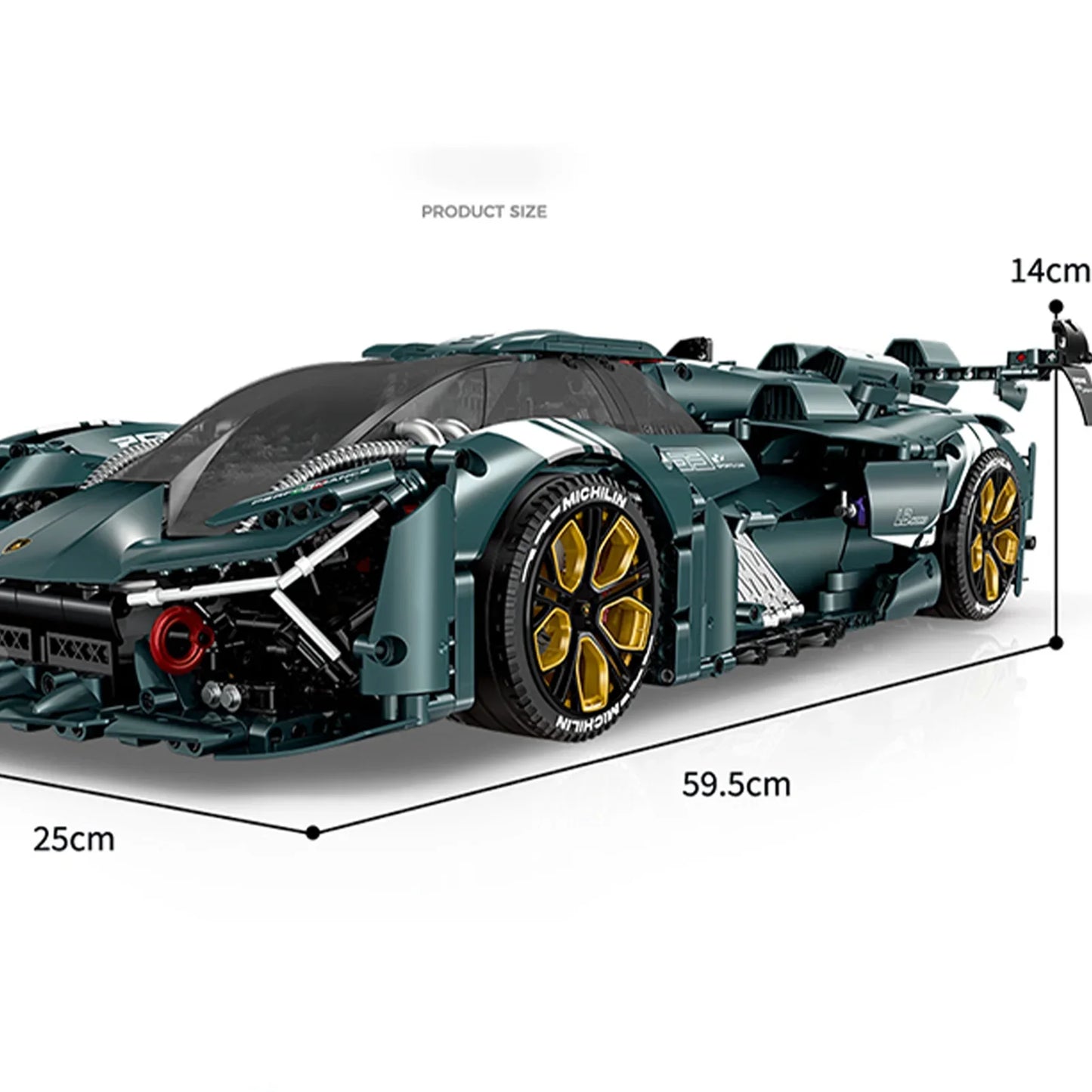 Millanio 1:8 Concept Supercar Building Set