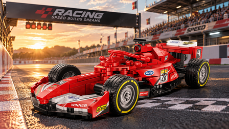 The Red Racer That Rebuilds Into a Studio Camera — 2-in-1 Collector Build BR0004
