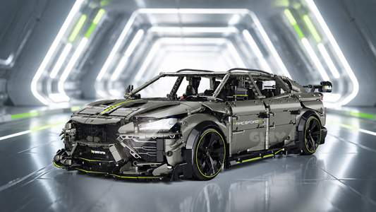 BR10636 1:8 RC Drift SUV Building Set: A 3,223-Piece Mechanical Brick Model With 360° Drift