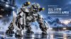 🦍 Wild Mecha Gorilla: Silver Armour, Green Core, Yellow Cannons BR80501