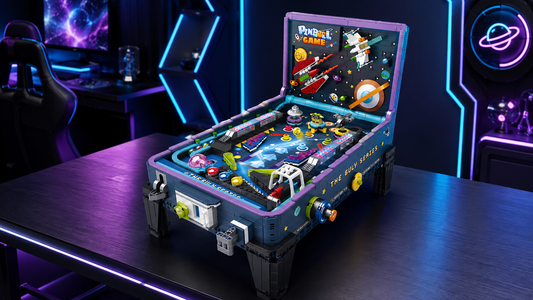 BR60526 Space Pinball Arcade Table: A 2,309-Piece Build You Can Actually Play