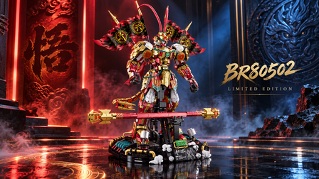 Myth Meets Machine: Cyberpunk Monkey King Mecha Building Set BR80502