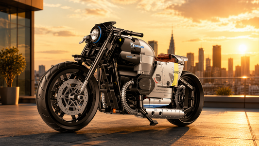 Matte Black. Gold Wheels. Gold Forks. This Is the Cafe Racer Build BR60538