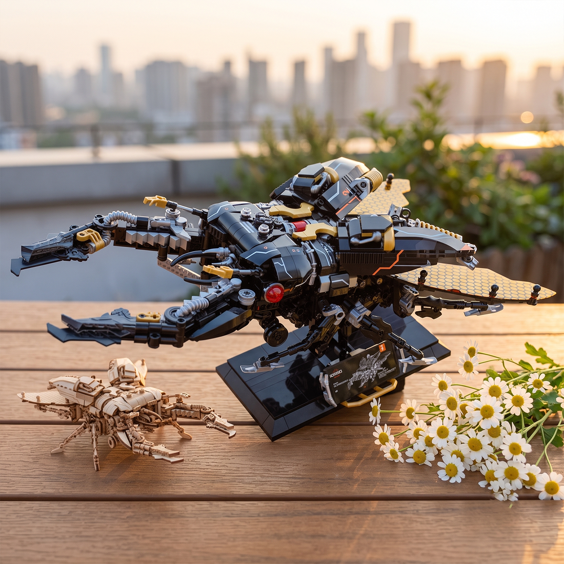 BR0012 BRICKROYAL Stag Beetle Mechanical Model 14+ | 983-Piece Posable Kit