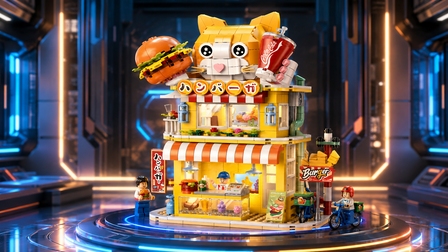 🐱🍔 A Tiny Corner Shop That Feels Like a Whole Neighborhood - BrickRoyal