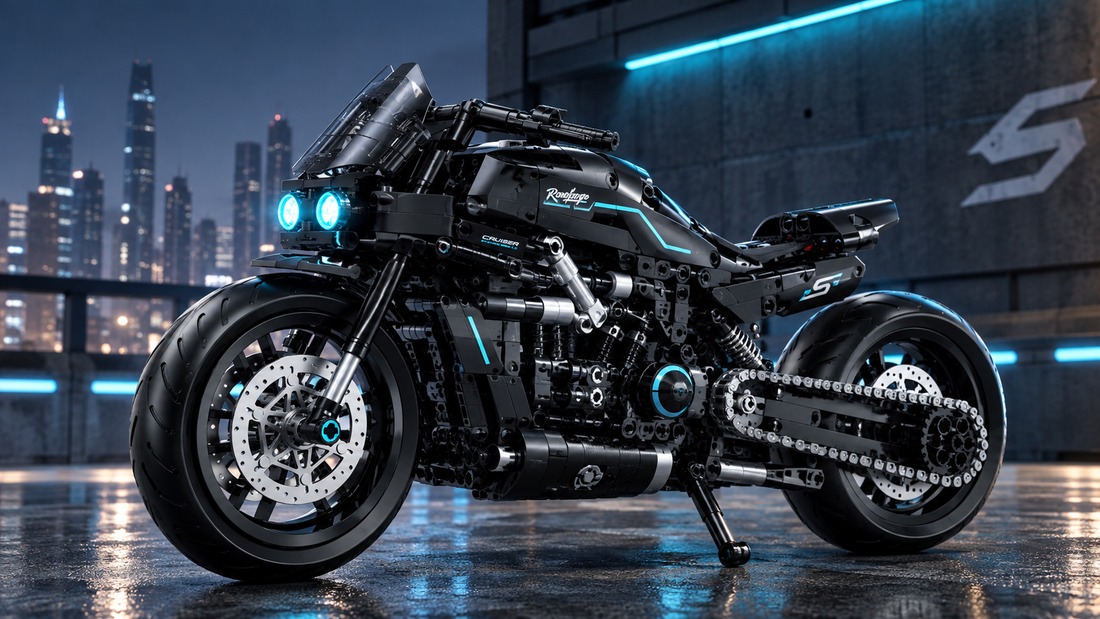 Low. Matte. Cyan-Edged. Chain-Driven. The Muscle Cruiser Build BR60546