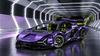 BR10635 Comet Purple Supercar BUILD: 1:8 Convertible Brick Model With RC Upgrade Potential - BrickRoyal