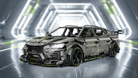 BR10636 1:8 RC Drift SUV Building Set: A 3,223-Piece Mechanical Brick Model With 360° Drift - BrickRoyal