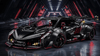 BR10639 1:8 Meteorite Black Concept Hypercar Building Set | RC Upgradeable Brick Model - BrickRoyal