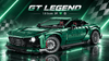 BR10662 Racing Green GT Supercar – Clear-Casing Engine & Pop-Up Hood - BrickRoyal