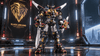 BR80507 Black Lion King Beast-Combine Mecha Set – 3-in-1 LED Mech Building Kit - BrickRoyal