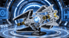 BR98001 RC Space Interceptor — 1,109-Piece Sci-Fi Display Model | BrickRoyal - BrickRoyal