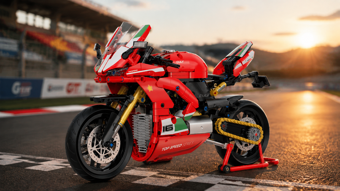 BR60516 1:8 Racing Sport Superbike Review: Moving Pistons, Working Suspension & Red Racing Style