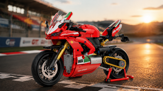 BR60516 1:8 Racing Sport Superbike Review: Moving Pistons, Working Suspension & Red Racing Style