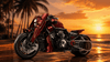 Candy-Red Electroplate, Lit Headlight, Three Gears to Shift — The 1:5 Statement Build BR60541 - BrickRoyal