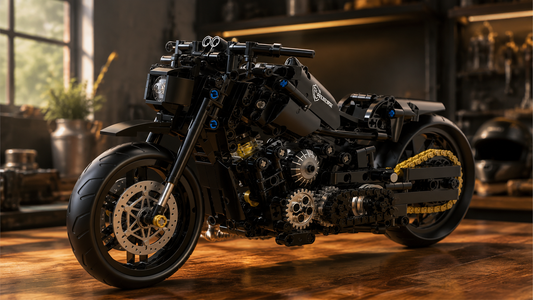Inside the Blacked-Out Cruiser: A 538-Piece Mechanical Brick Build with Moving Pistons  BR60502