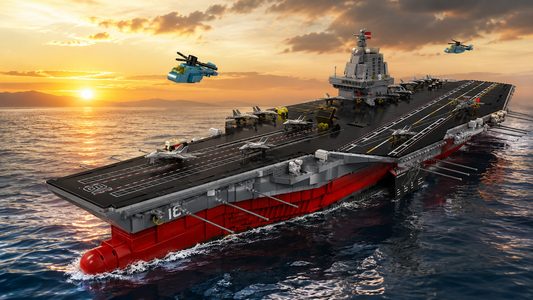 BR20313 1:250 Aircraft Carrier: A 6,762-Piece, 51-Inch Flagship Build