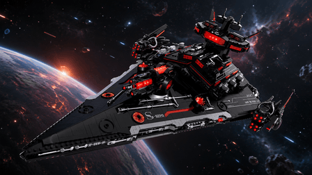 The Warship Brick Build That Commands the Cabinet BR60543 - BrickRoyal