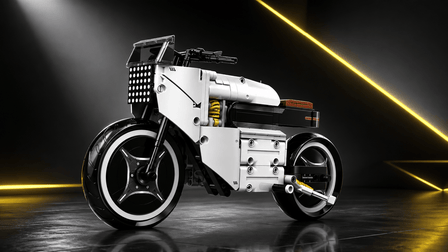White, Black, Yellow Springs — The Urban Roadster Built for the Eye BR60539 - BrickRoyal