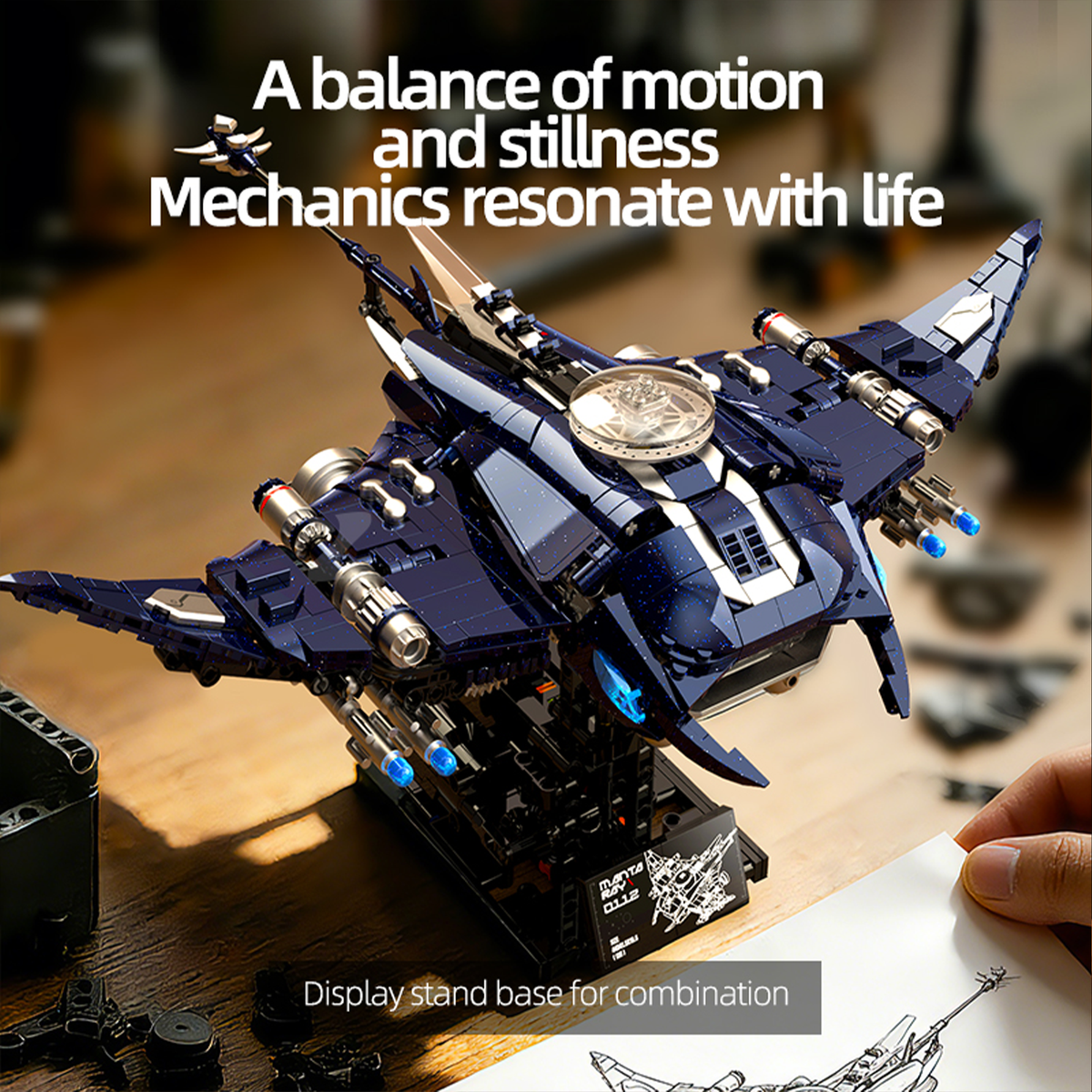 Manta Ray Bionic Building Set