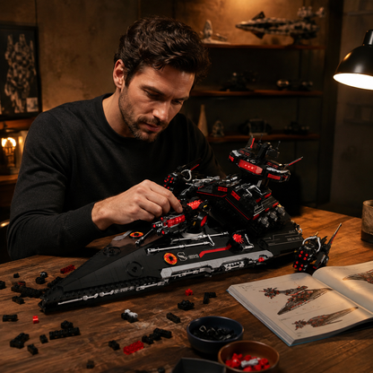 Dark Interstellar Warship Building Kit