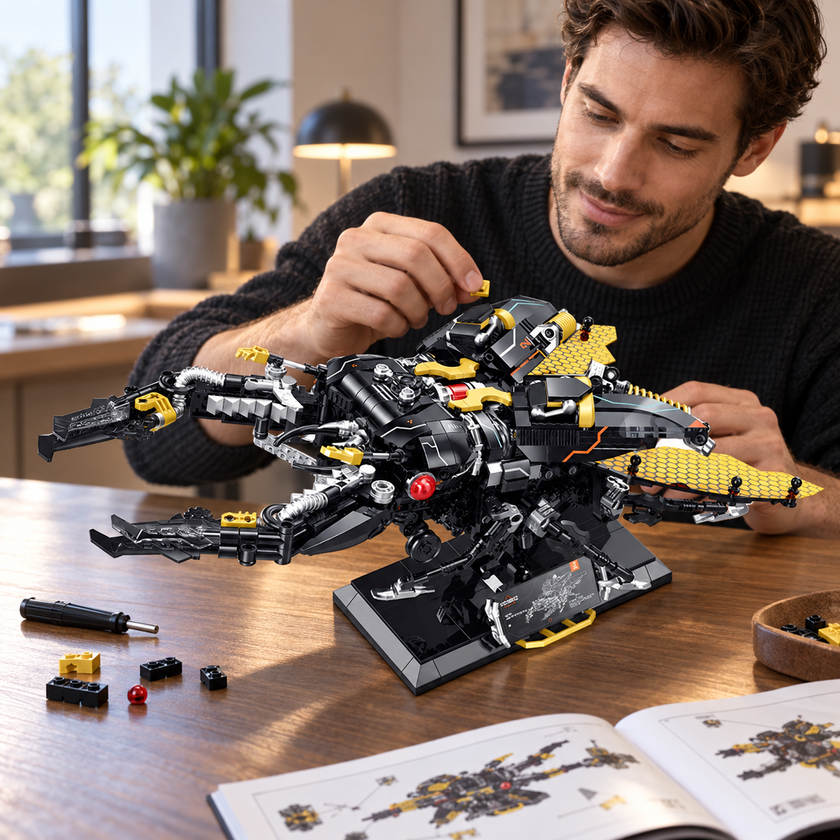 Mechanical Stag Beetle Building Set