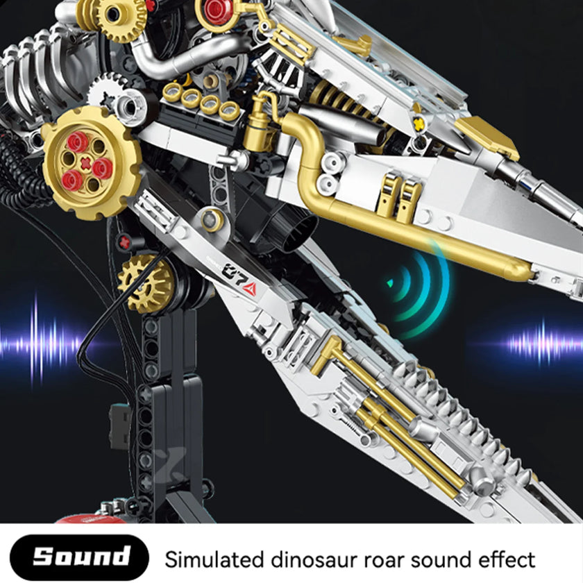 Motorized Pterosaur Skull Building Kit