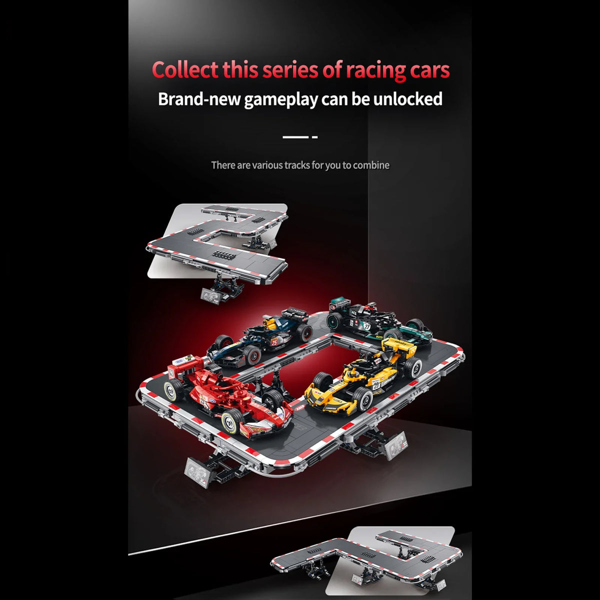 Formula Racing Car Building Set — Classic Red