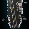 1:250 Scale 003 Fujian Aircraft Carrier Building Block Set | Mechanical Building Kits | BrickRoyal