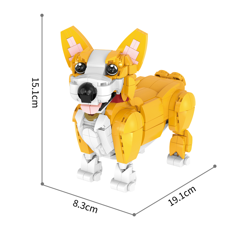 Build a Welsh Corgi That Sits, Stands, and Steals Your Desk Building Set