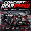 1:8 Concept Supercar Building Set — Samurai Black