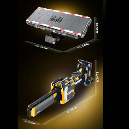 Formula Racing Car Building Set — Yellow/Black