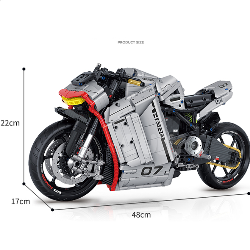 1:5 Futuristic Electric Concept Superbike Building Kit