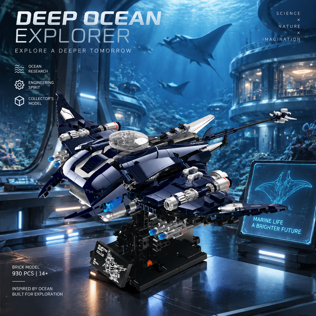 Manta Ray Bionic Building Set