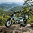 1:8 Retro Trail Motorcycle Building Kit | Mechanical Building Kits | BrickRoyal