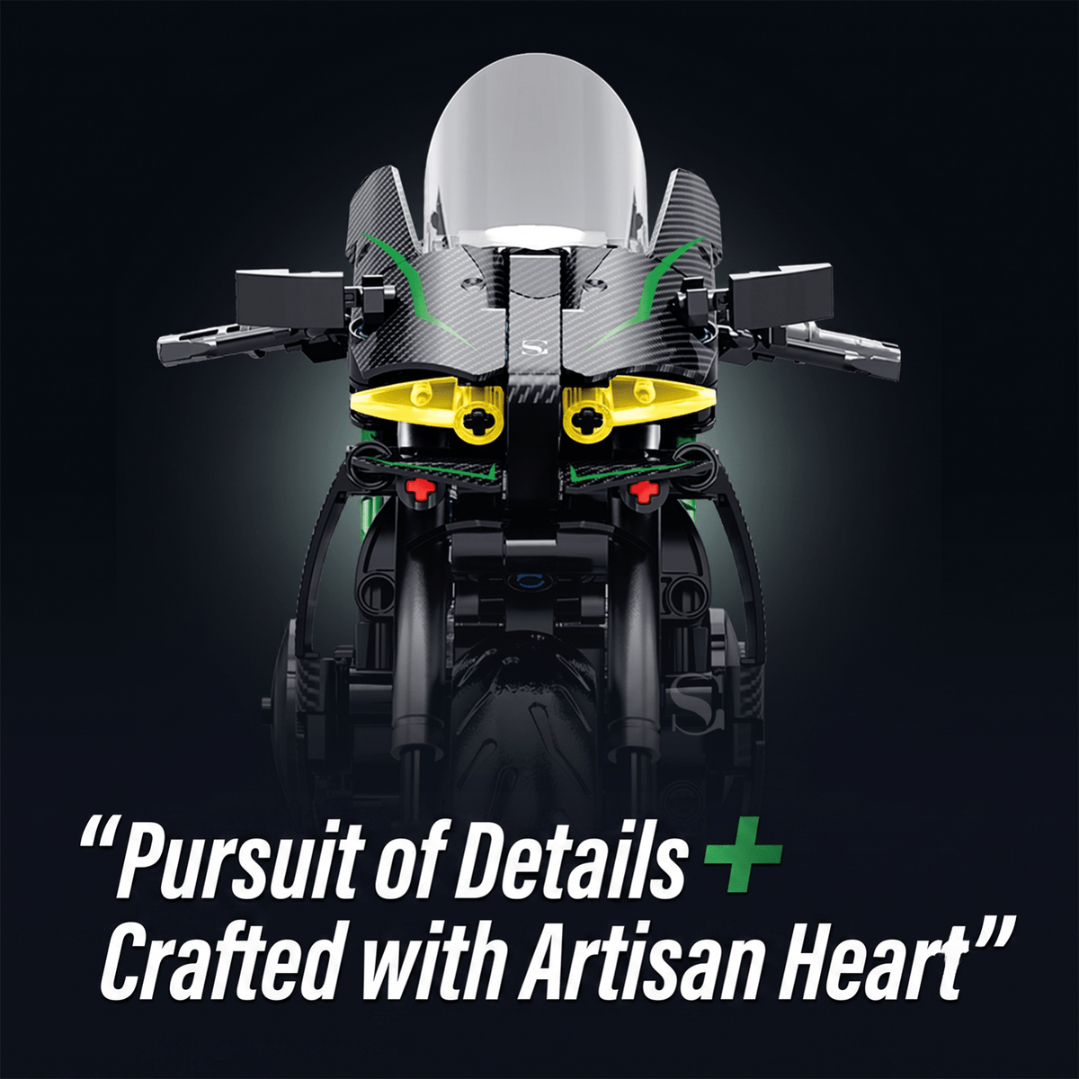 1:8 Sport Superbike Building Kit | Mechanical Building Kits | BrickRoyal