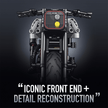 1:8 Street Tracker Motorcycle Building Kit | Mechanical Building Kits | BrickRoyal