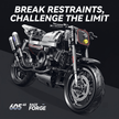 1:8 Street Tracker Motorcycle Building Kit | Mechanical Building Kits | BrickRoyal