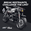 1:8 Street Tracker Motorcycle Building Kit | Mechanical Building Kits | BrickRoyal