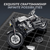 1:8 Street Tracker Motorcycle Building Kit | Mechanical Building Kits | BrickRoyal
