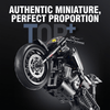 1:8 Street Tracker Motorcycle Building Kit | Mechanical Building Kits | BrickRoyal