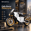 1:8 Urban Roadster Motorcycle Building Kit | Mechanical Building Kits | BrickRoyal
