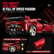 1:8 Concept Supercar Building Set Electroplated Red