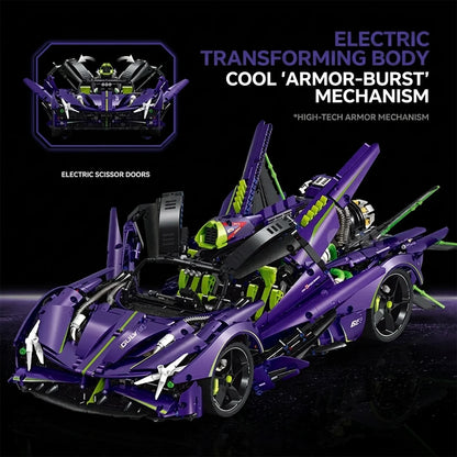 1:8 Concept Combat Supercar — Nitro Purple