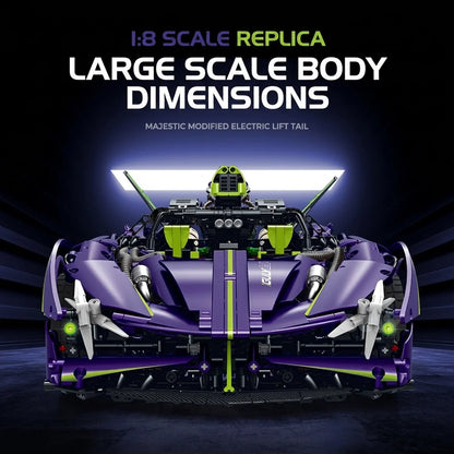 1:8 Concept Combat Supercar — Nitro Purple