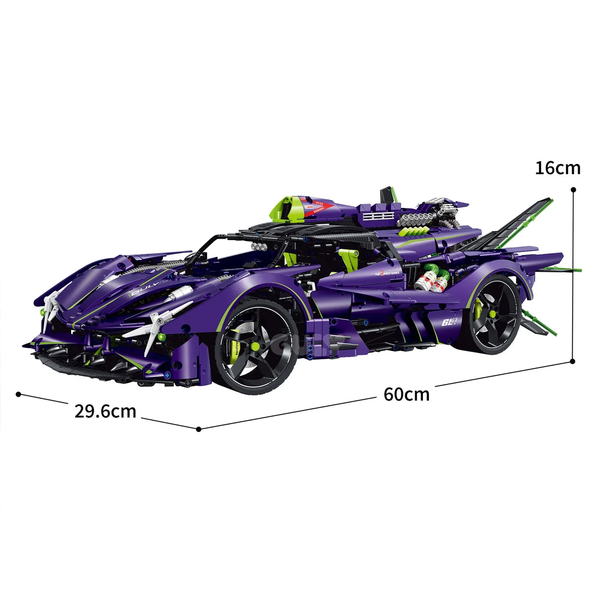 1:8 Concept Combat Supercar — Nitro Purple