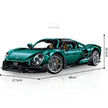 1:8 Concept Supercar Building Set — British Green