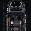1:8 Concept Supercar Building Set — Gloss Black & Gold